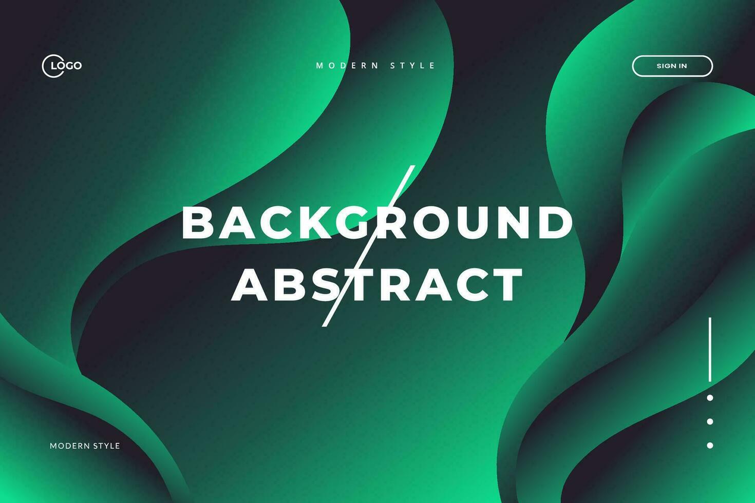 Dark Green Abstract Background is composed of triangle shapes with lines stripe and light composition. Modern design. Vector illustration.