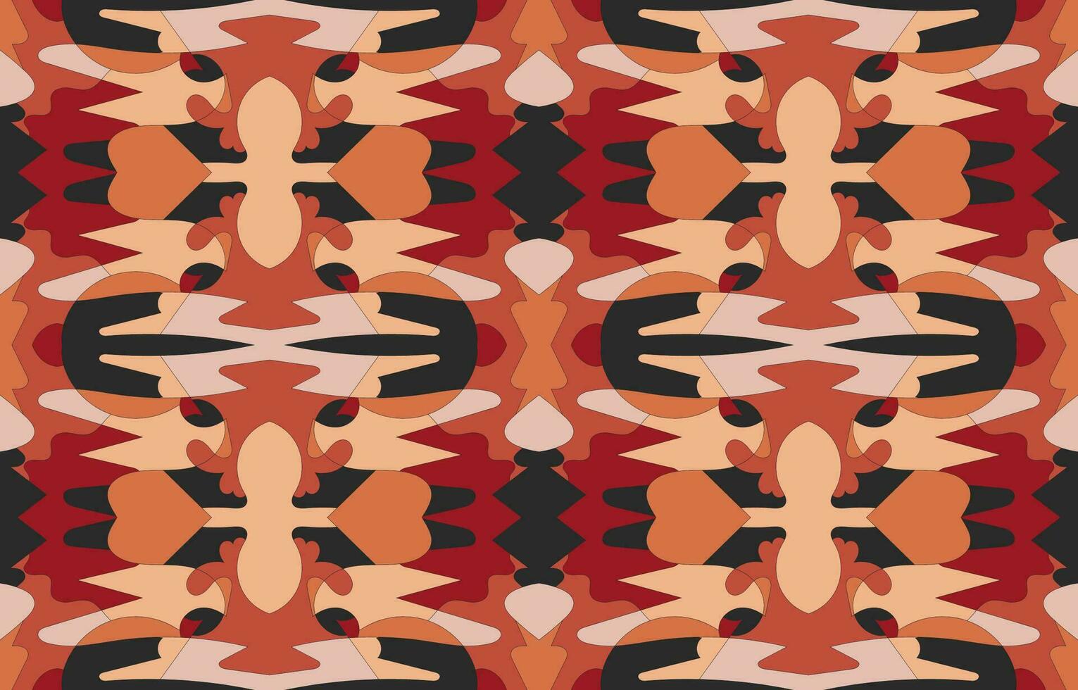 Abstract military camouflage patterns and ethnic tribal patterns. vector