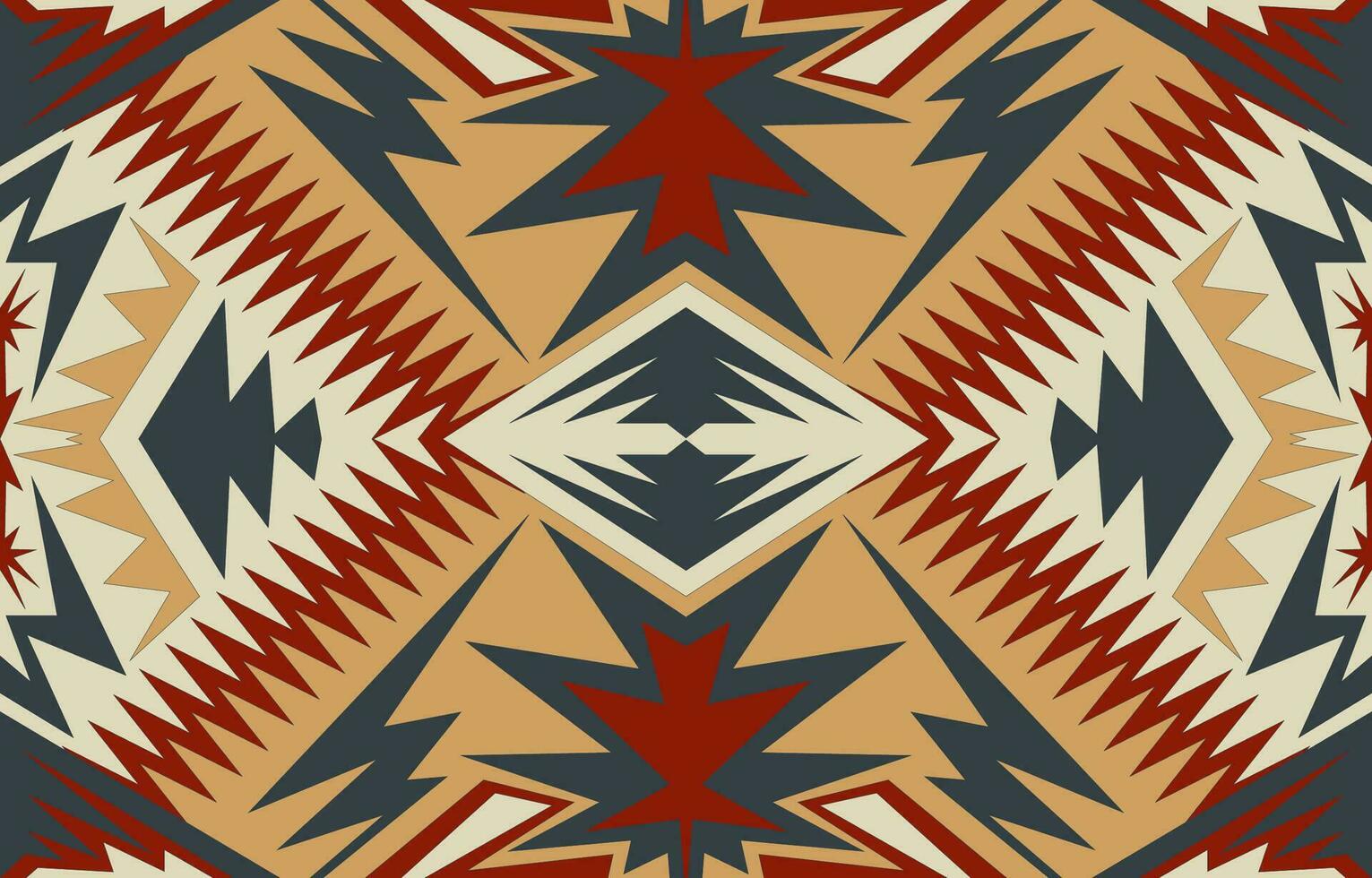 Seamless Aztec geometric pattern of abstract ethnic backgrounds. vector