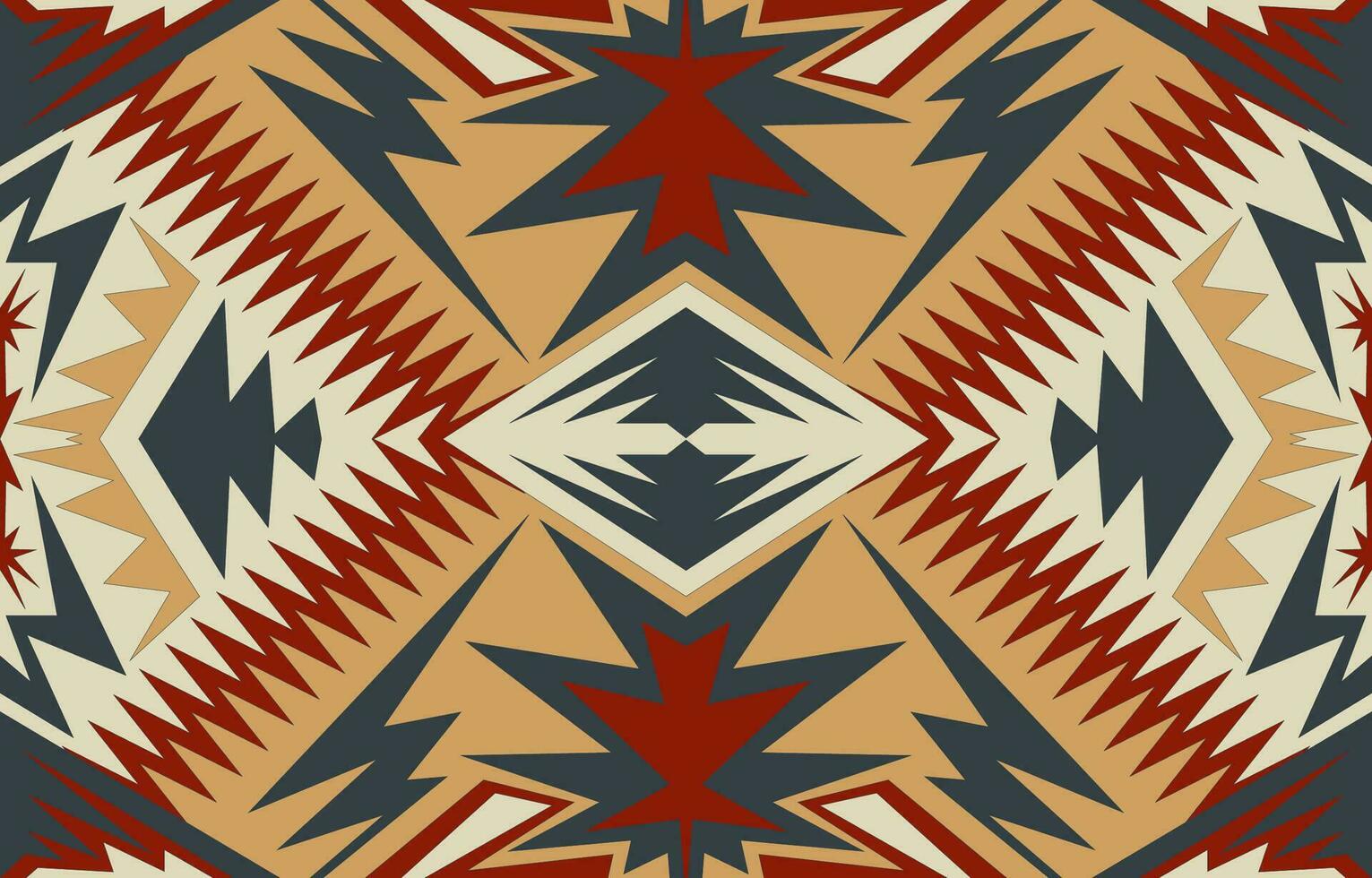 Seamless Aztec geometric pattern of abstract ethnic backgrounds. vector