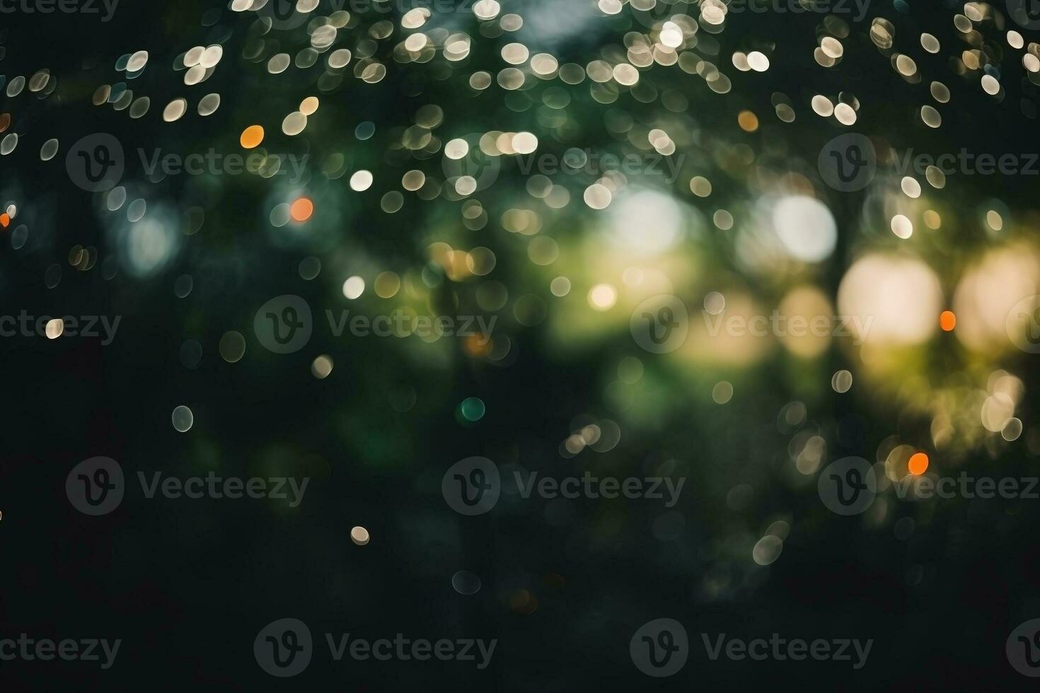 AI generated Bokeh background with colorful lights. Festive backdrop. Ai generated photo