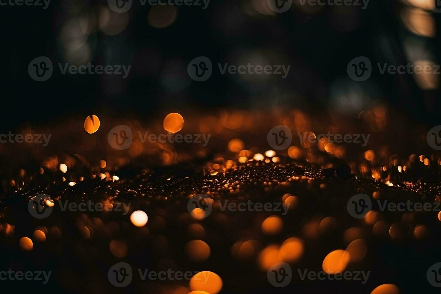 AI generated Bokeh background with colorful lights. Festive backdrop. Ai generated photo