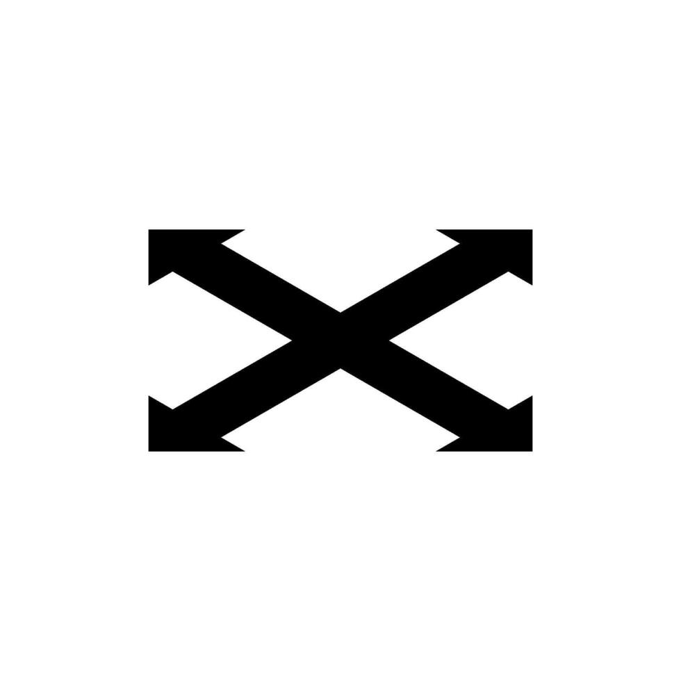 Isometric direction arrow symbol. Vector icon illustration