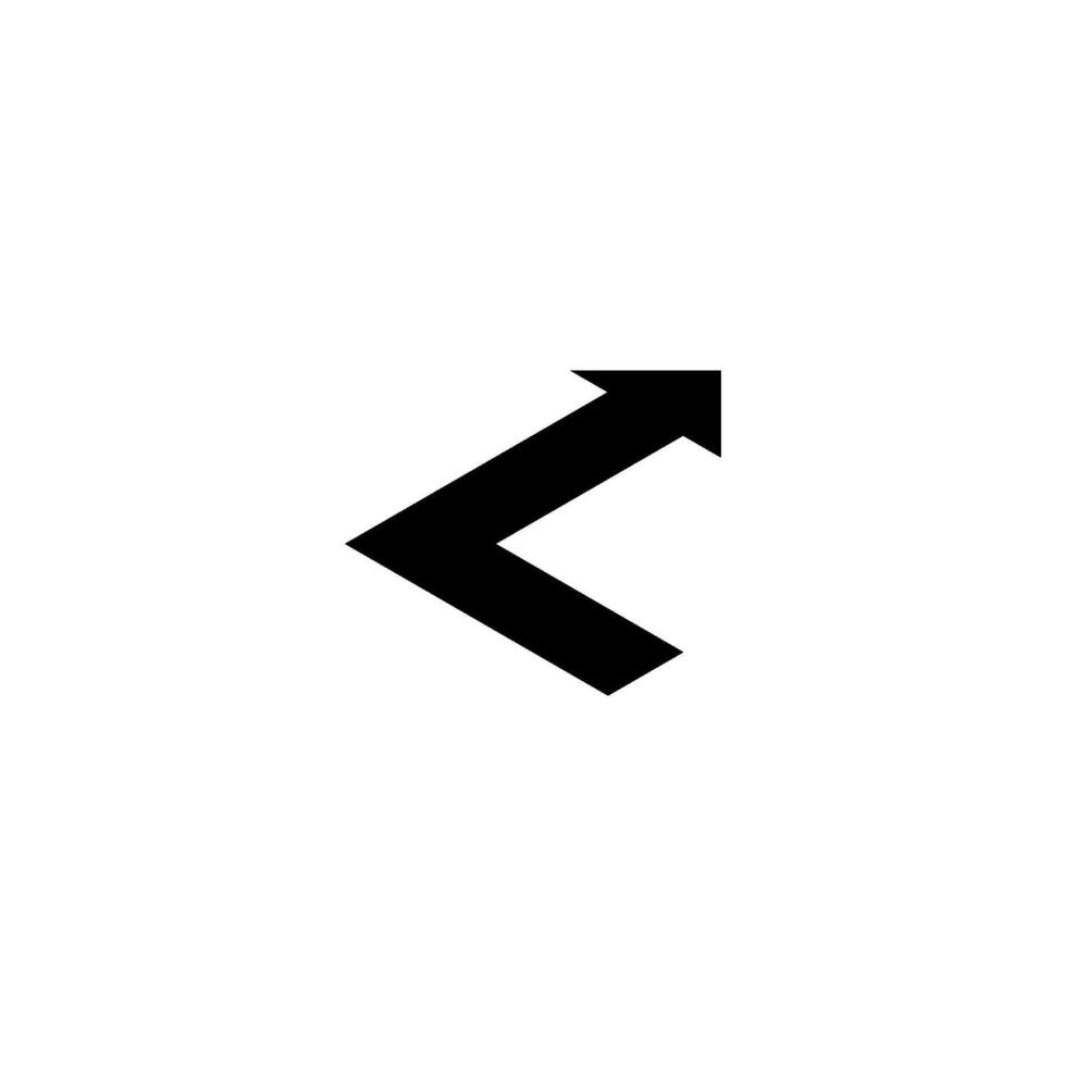 isométrica dirección flecha símbolo. vector icono ilustración
