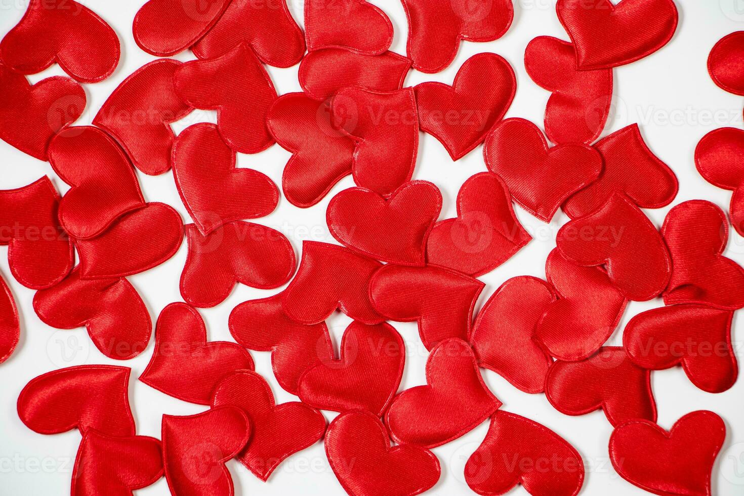 Background from many red hearts. Valentine's day for lovers. photo