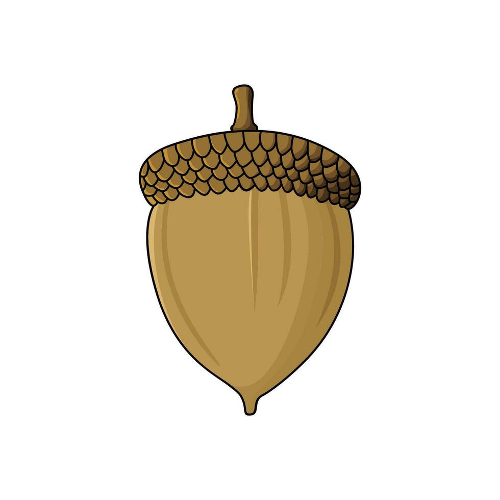 acorn icon design. autumn element sign and symbol. vector