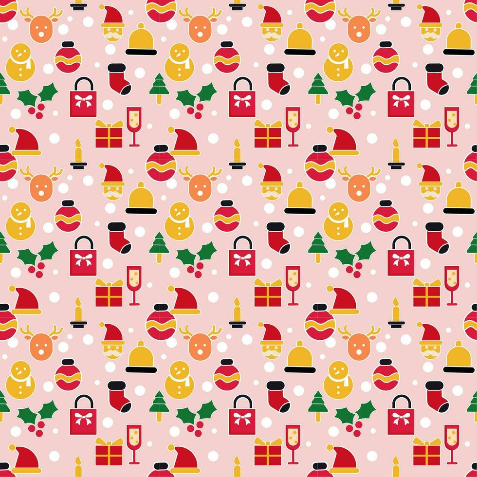 Christmas backgrounds, seamless pattern. Vector illustration.