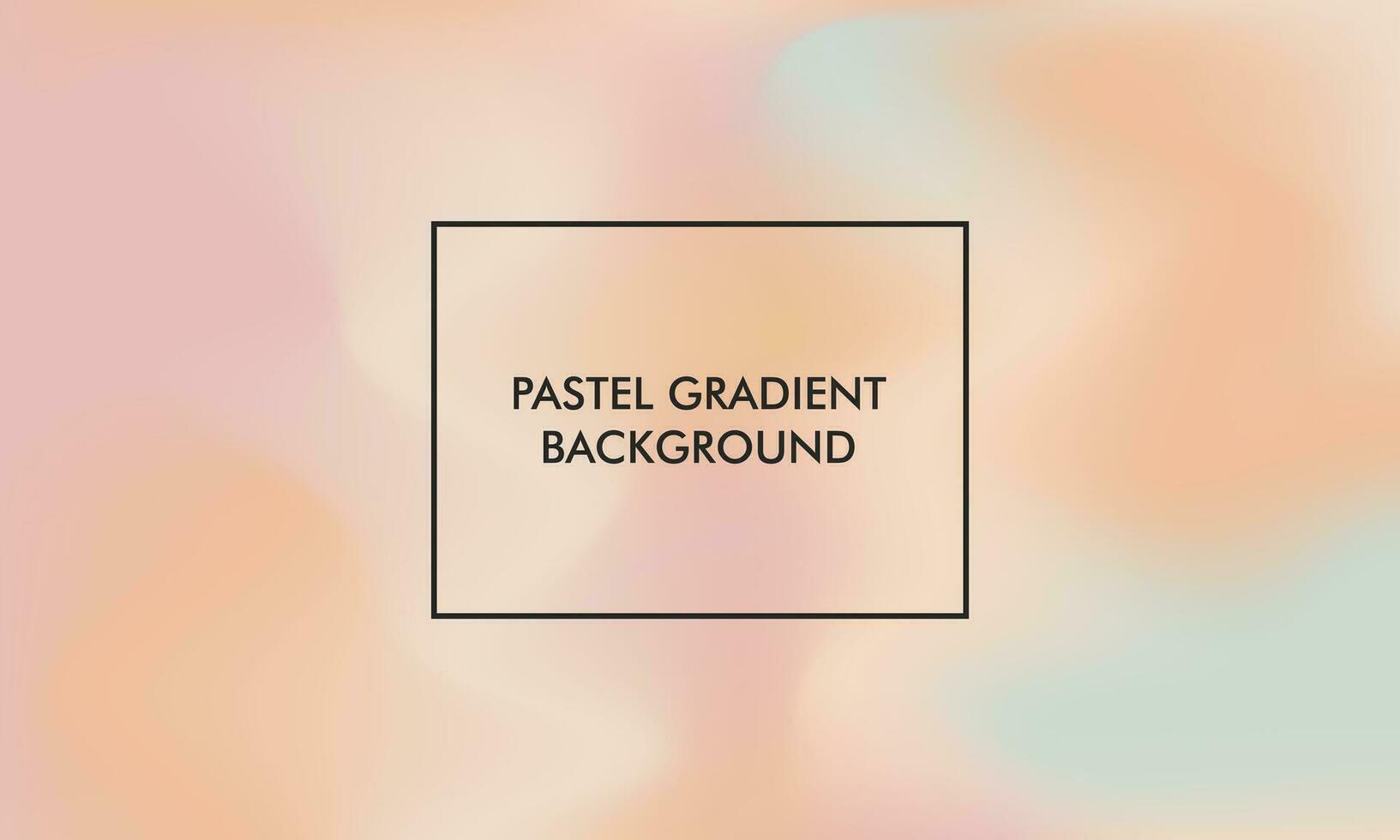 abstract gradient blur background with pastel color vector