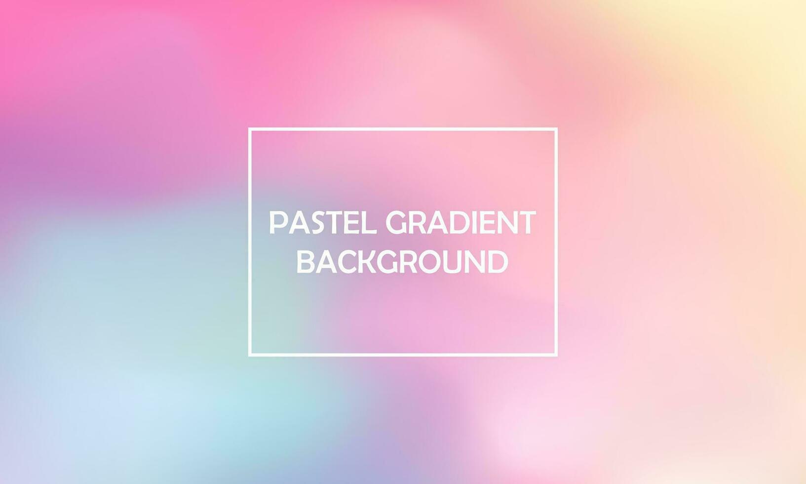 abstract gradient blur background with pastel color vector
