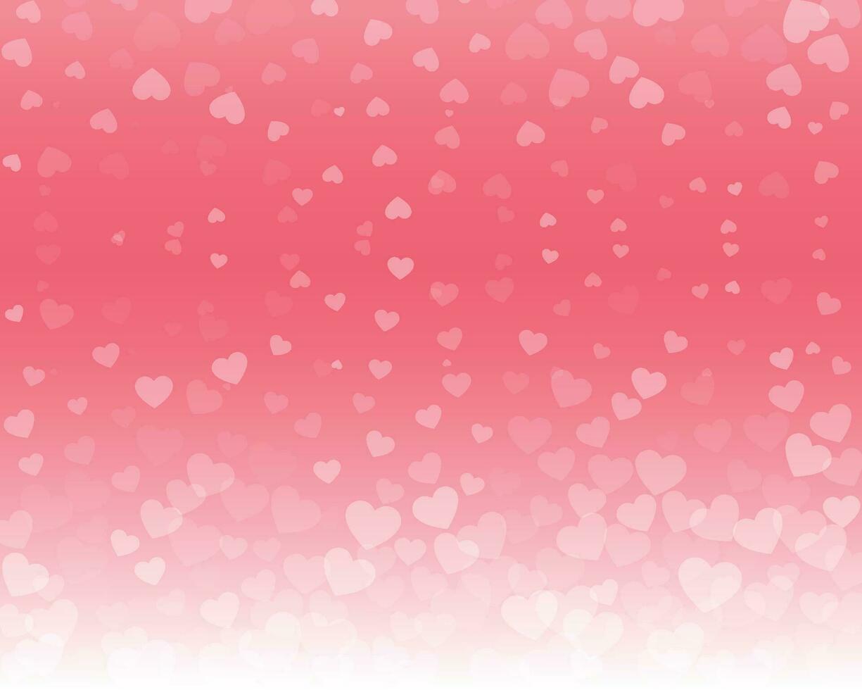 Valentines Day banner with romantic inscription Happy Valentine's Day and 3d line heart shape. 14 February holiday greetings. Vector Illustration.