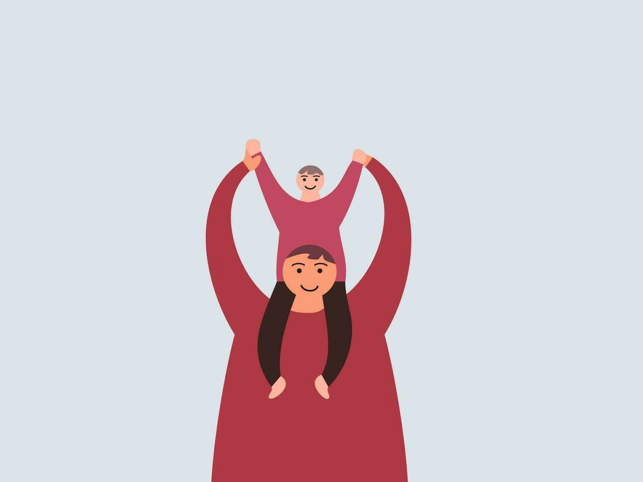 flat design Mother's Day vector illustration