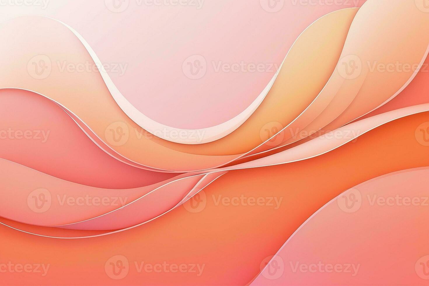 AI Generated abstract background in Peach Fuzz colors photo