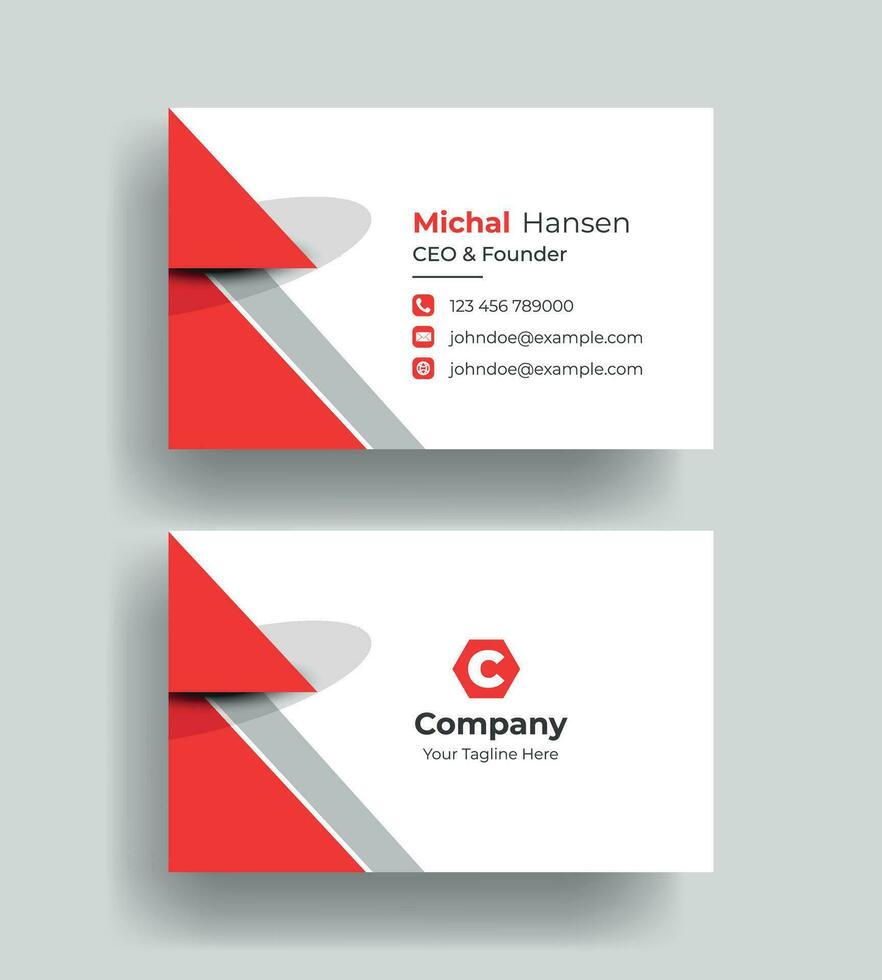 vector clean Professional modern simple unique blue minimalist gold elegant vector style modern business card template