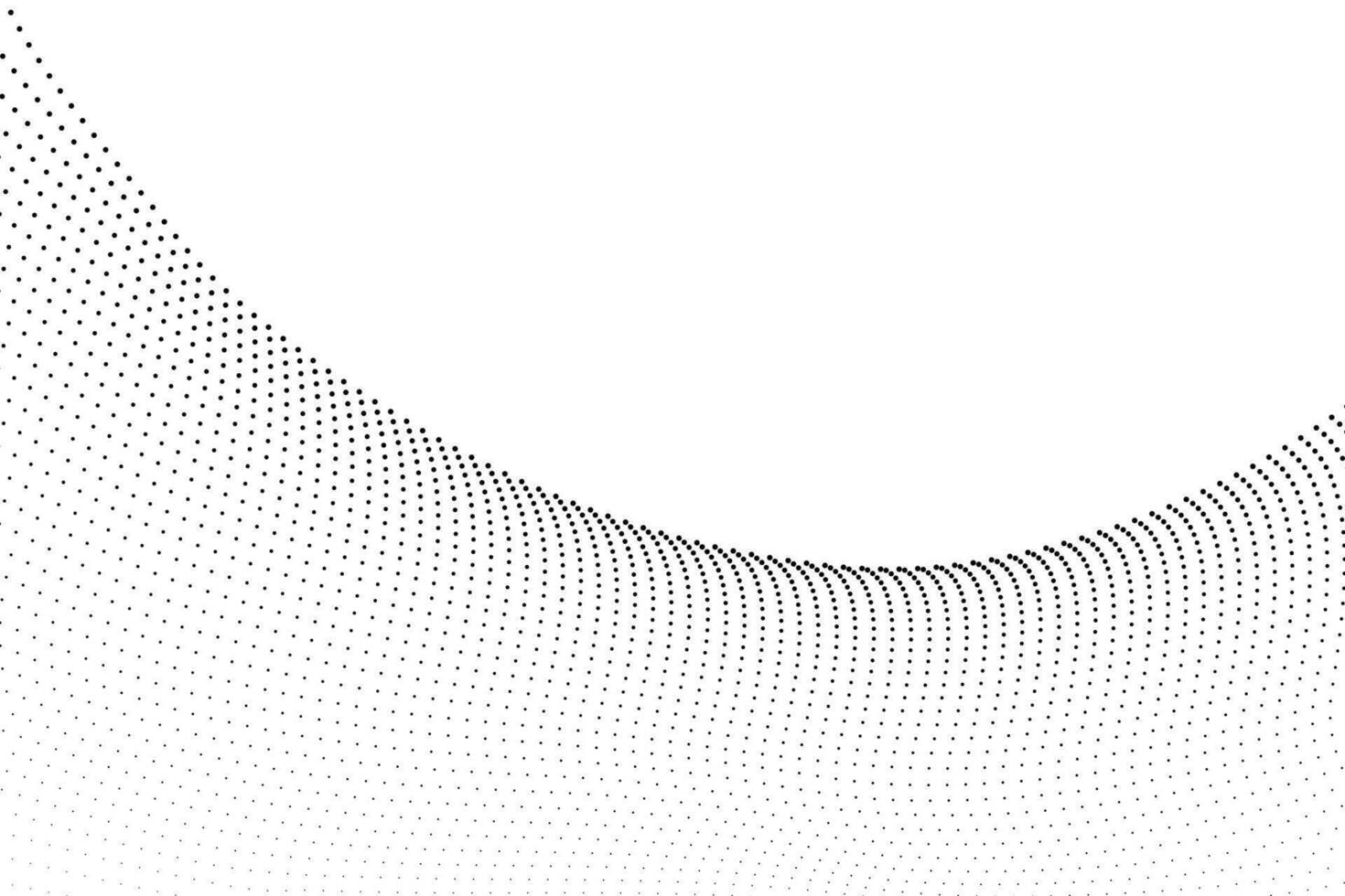 fluido puntos partículas ola modelo trama de semitonos degradado antecedentes vector