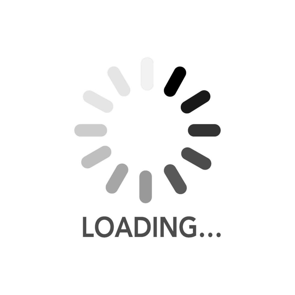 Update data loading progress icon. vector