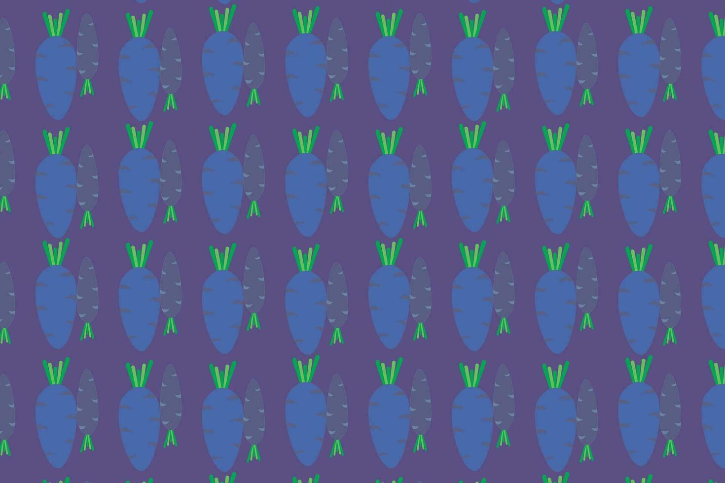 illustration pattern of carrot on violet background. vector