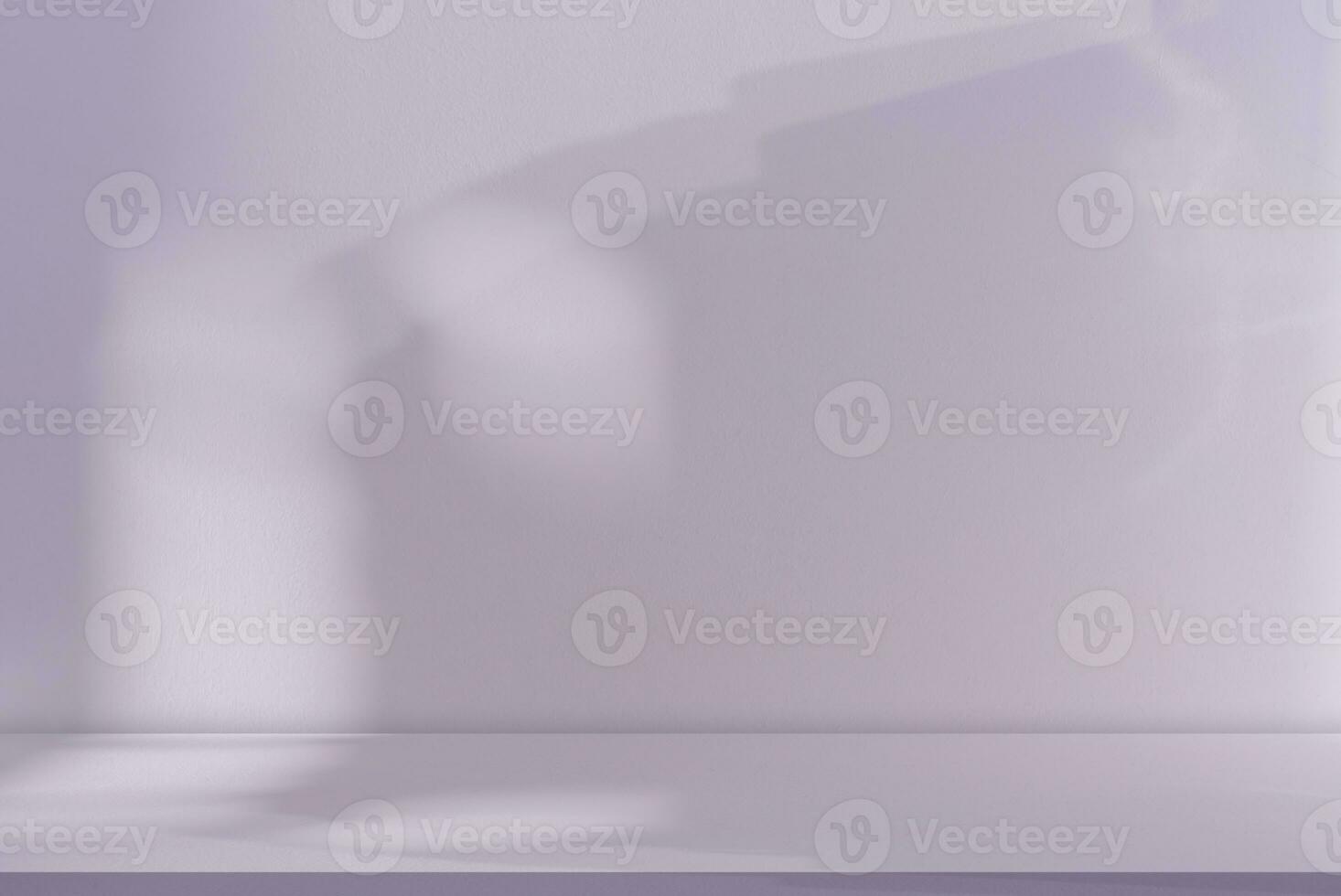 Background Purple Wall Studio with Light,Shadow on Surface floor,Empty Kitchen Room with Desk Podium Display Mockup,Top Shelf Bar with Sunlight,Backdrop Concrete background for Spring Cosmetic Product photo