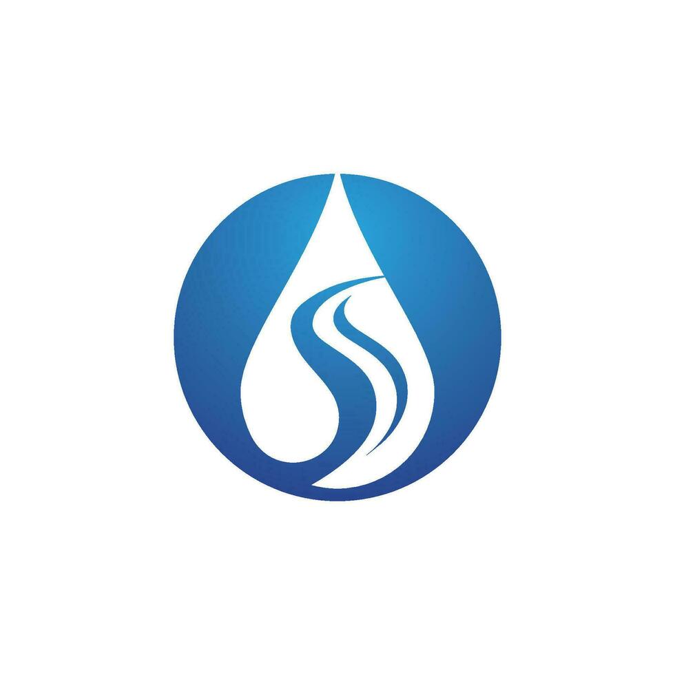 water drop Logo Template vector