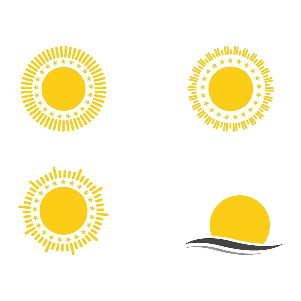 Sun Vector illustration Icon