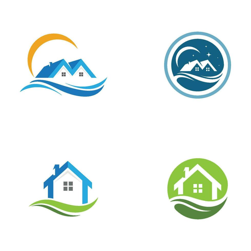 Property and Construction Logo design vector