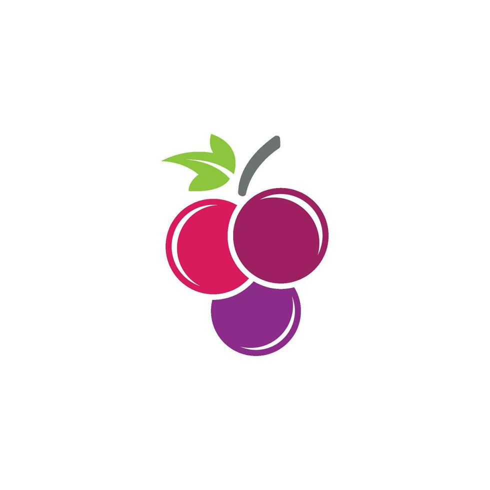Grapes vector icon illustration design