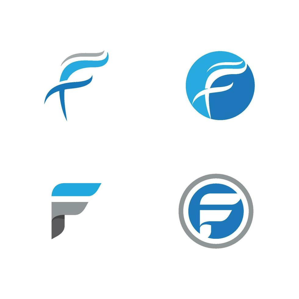 F Logo Hexagon illustration Icon vector