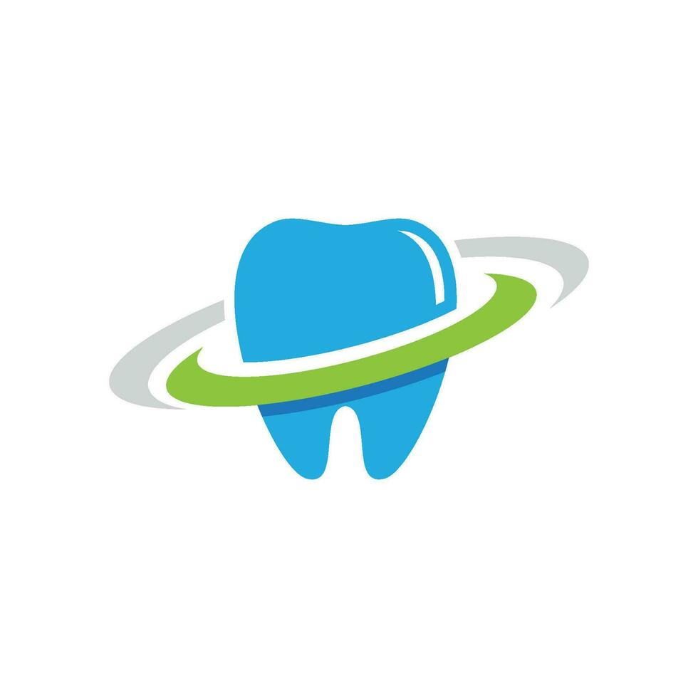 Ilustración de vector de plantilla de logotipo dental