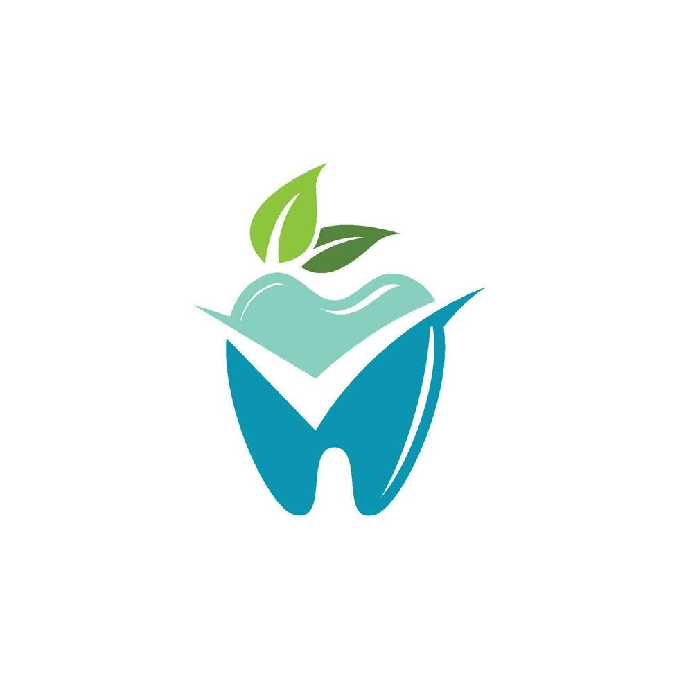 Ilustración de vector de plantilla de logotipo dental