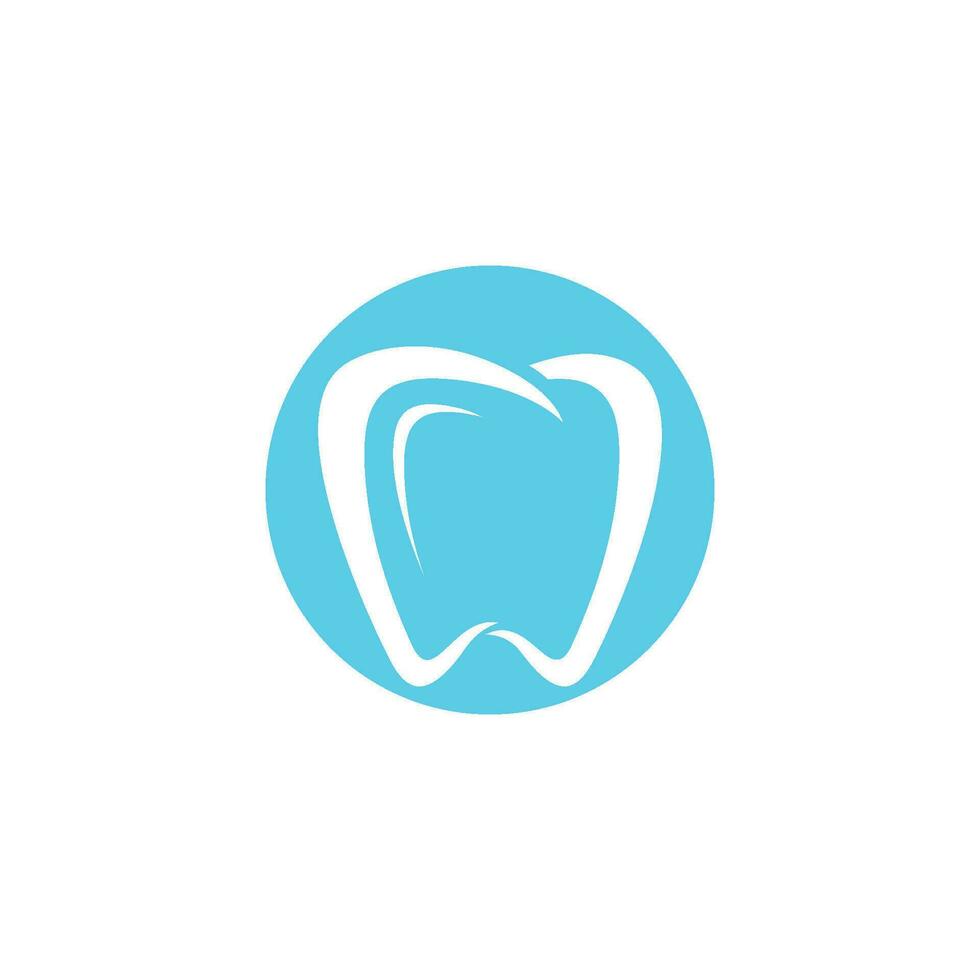 Ilustración de vector de plantilla de logotipo dental