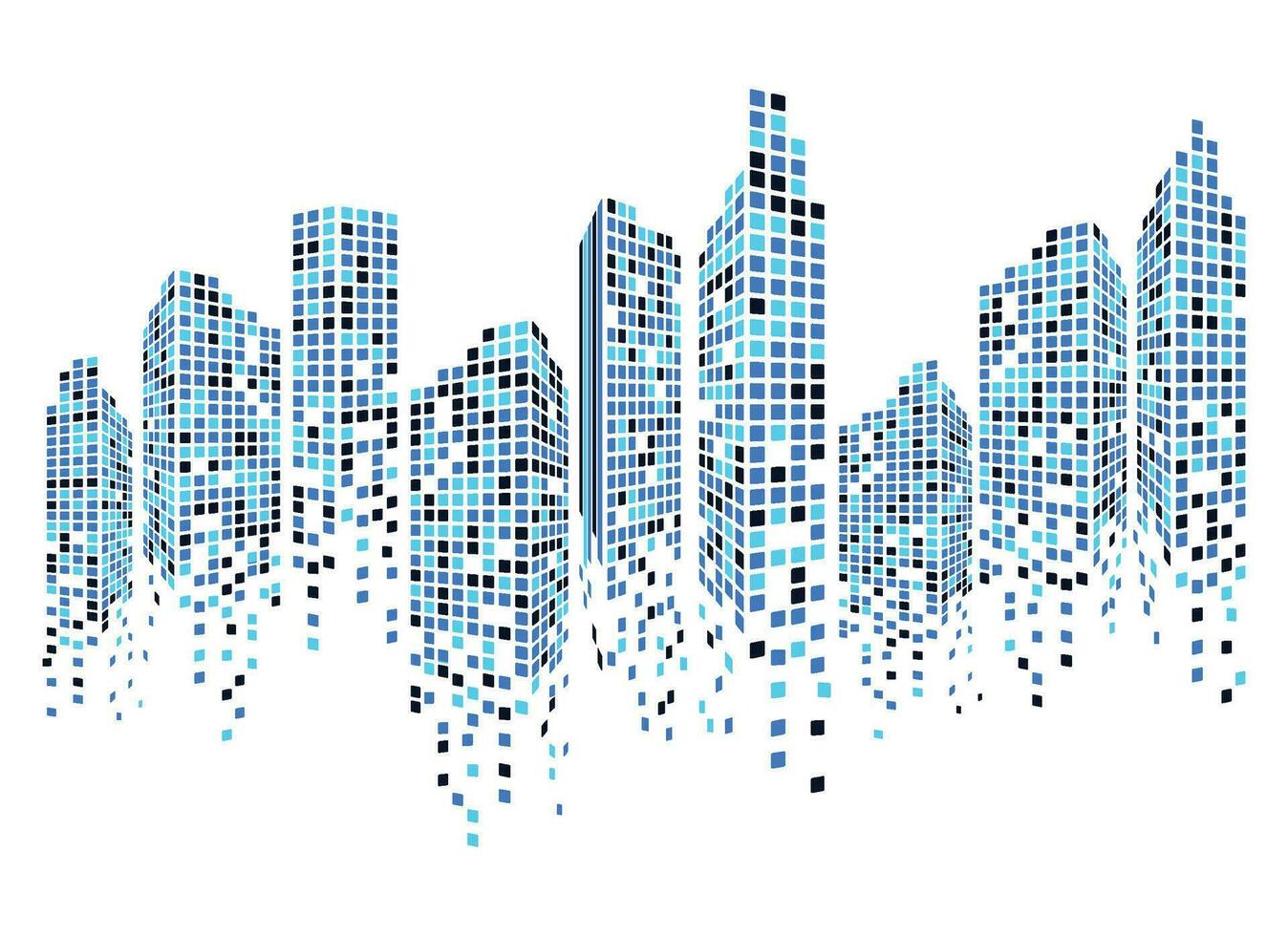 city skyline vector illustration