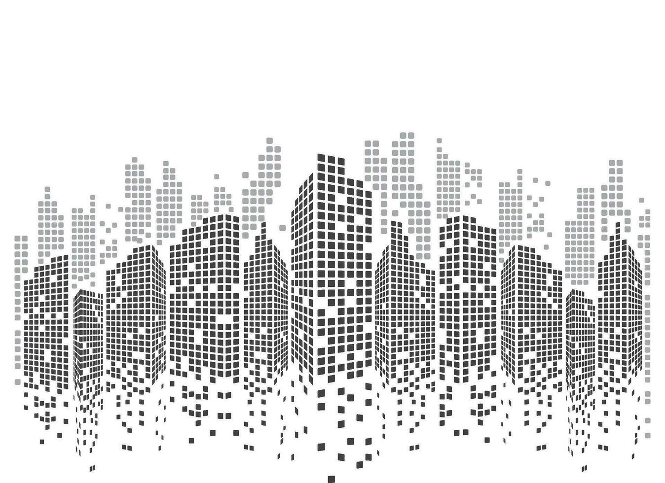 ilustración de vector de horizonte de la ciudad