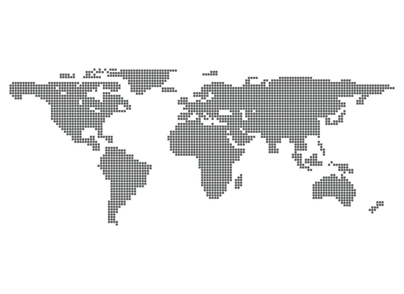 diseño de ilustración de vector de mapa mundial