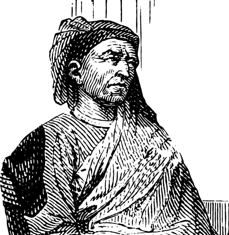 Filippo Brunelleschi vintage illustration 35364731 Vector