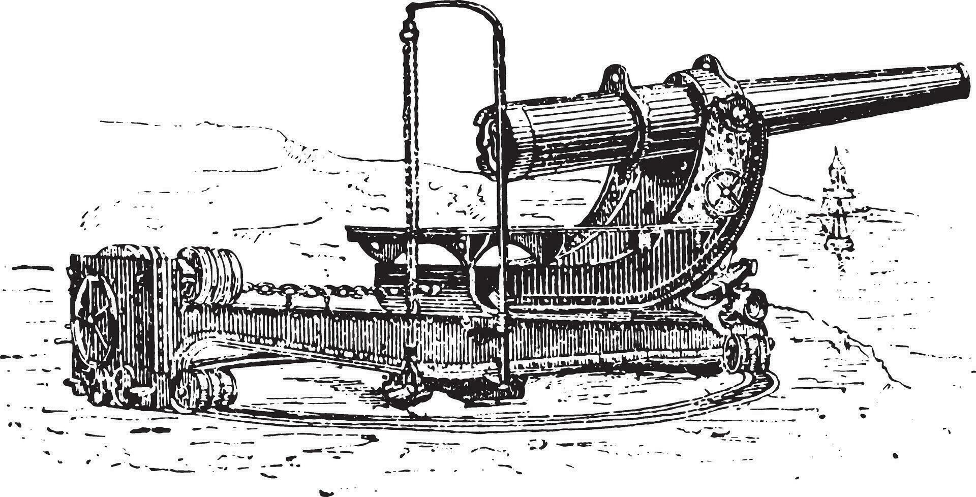 canon aparte, Clásico grabado. vector