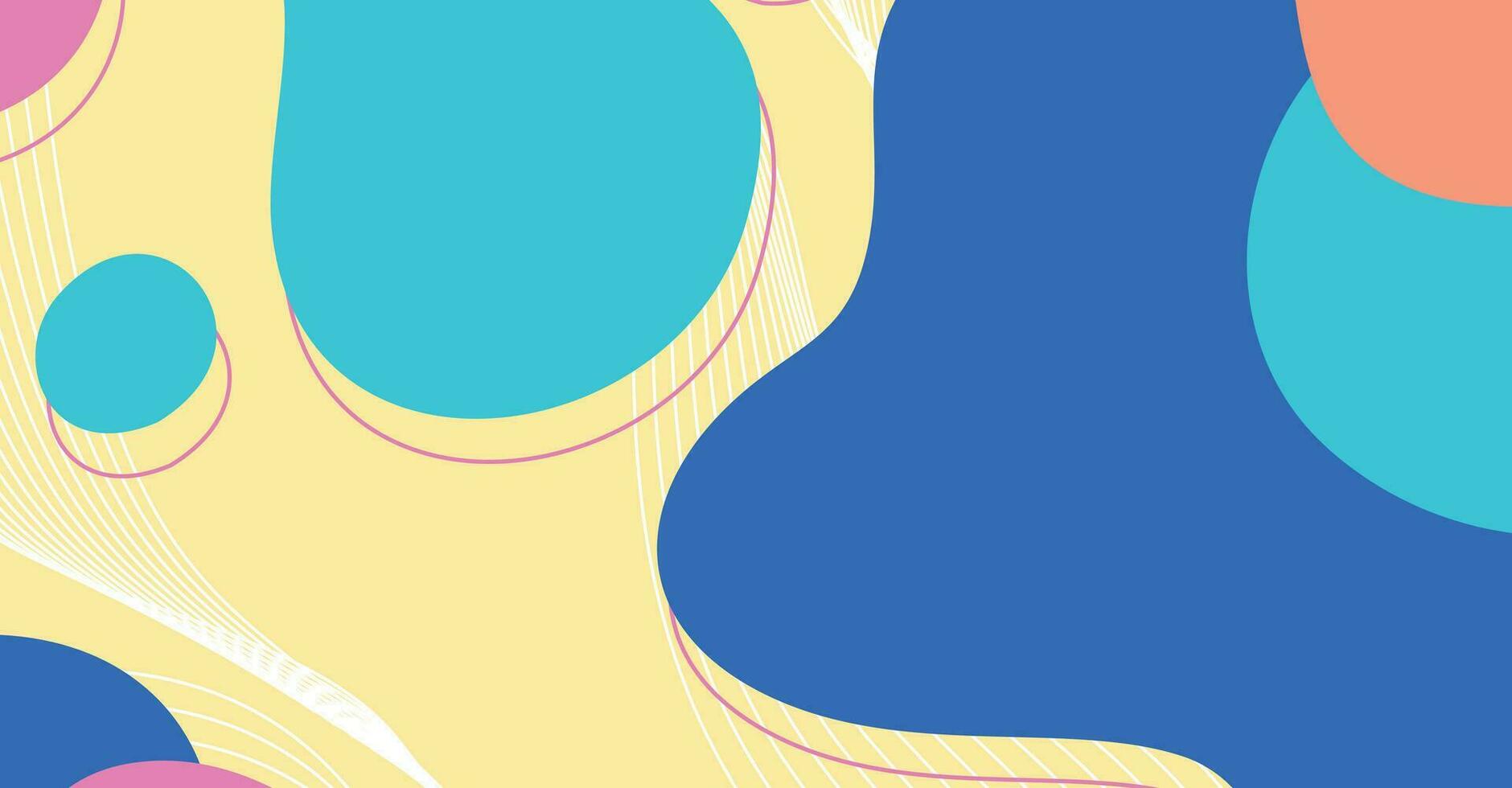 Abstract colorful geometric background. Liquid color background design vector