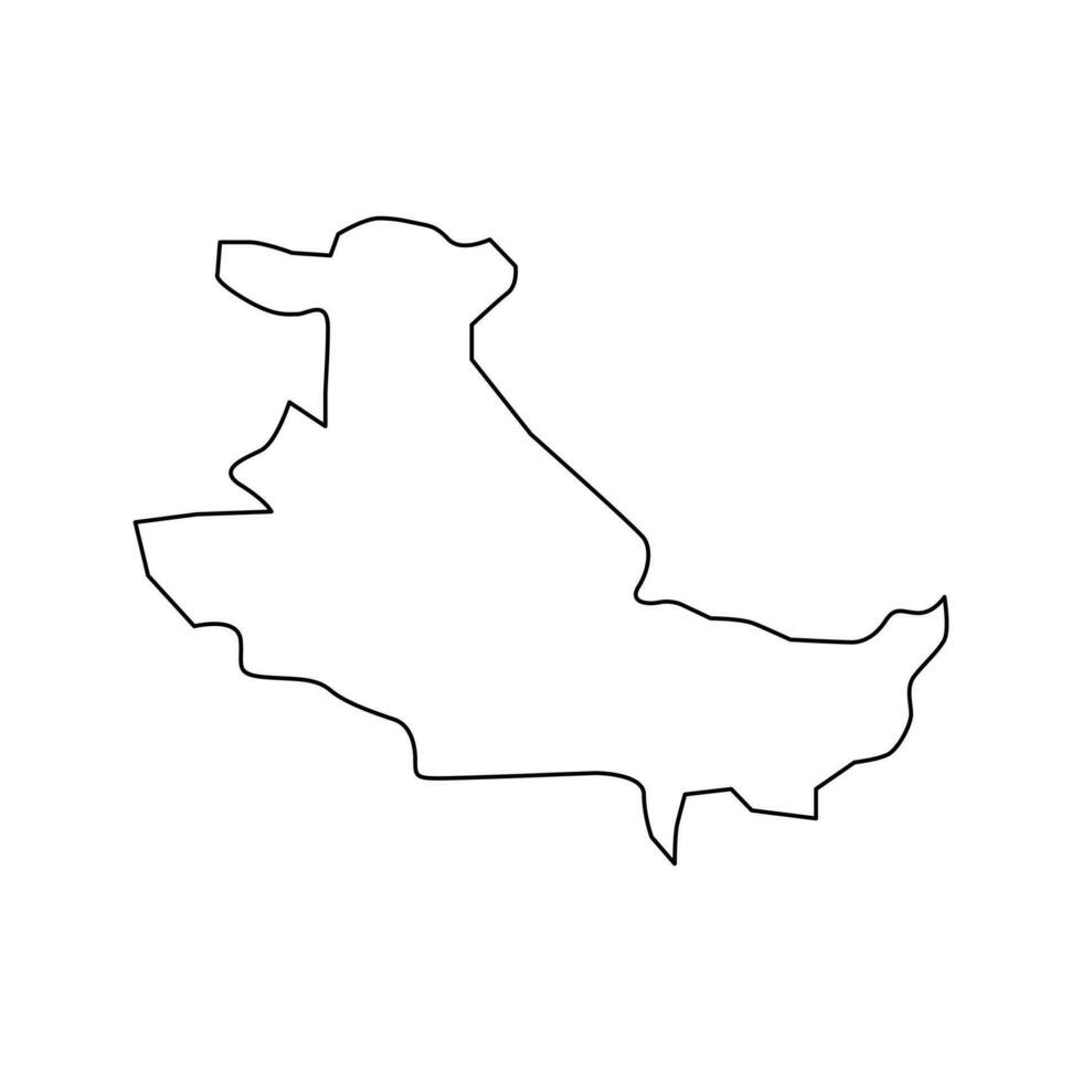 tbilisi ciudad mapa, administrativo división de Georgia. vector ilustración.