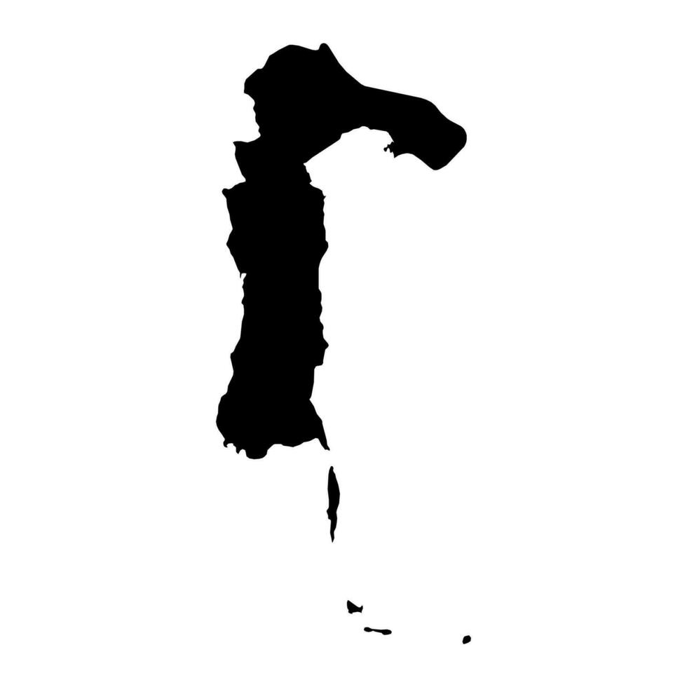 South Sulawesi province map, administrative division of Indonesia. Vector illustration.