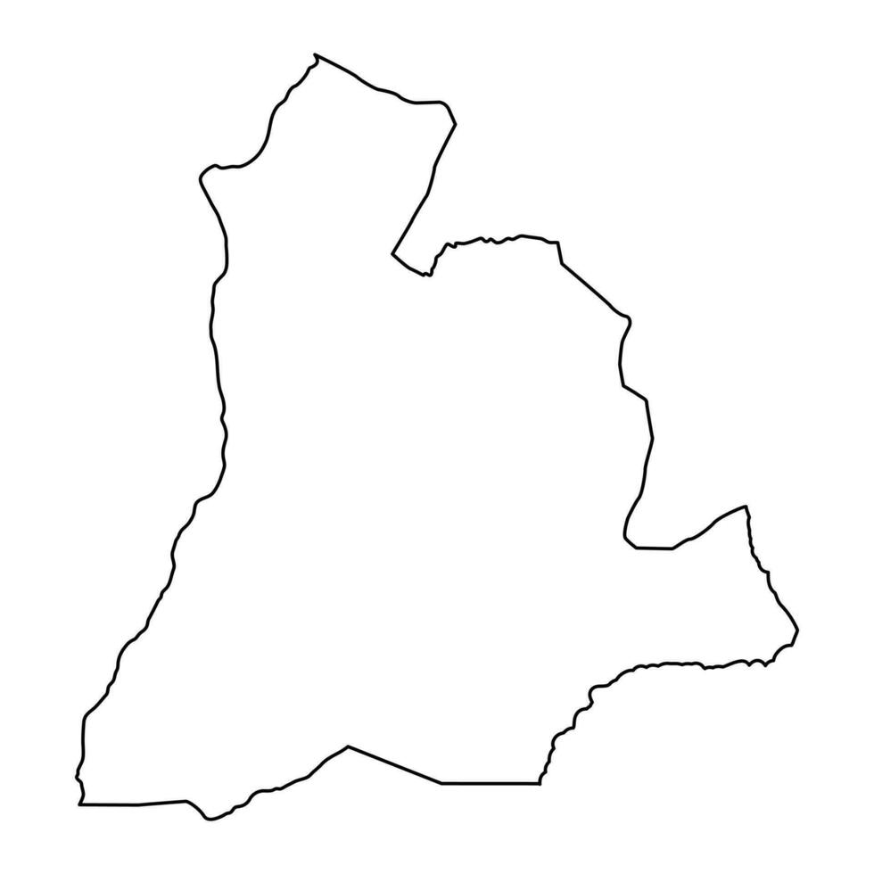 Sud Ubangi province map, administrative division of Democratic Republic of the Congo. Vector illustration.