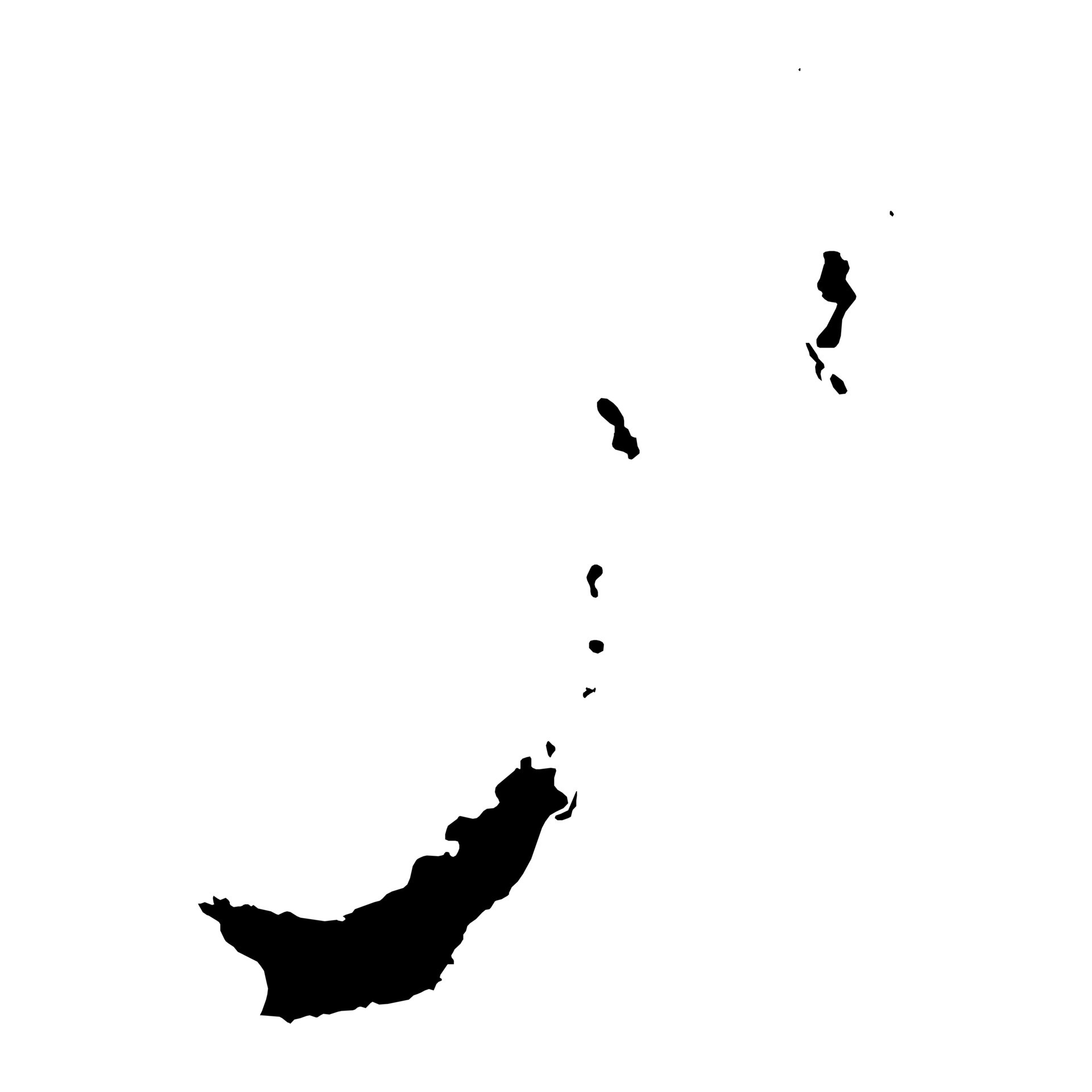 North Sulawesi province map, administrative division of Indonesia