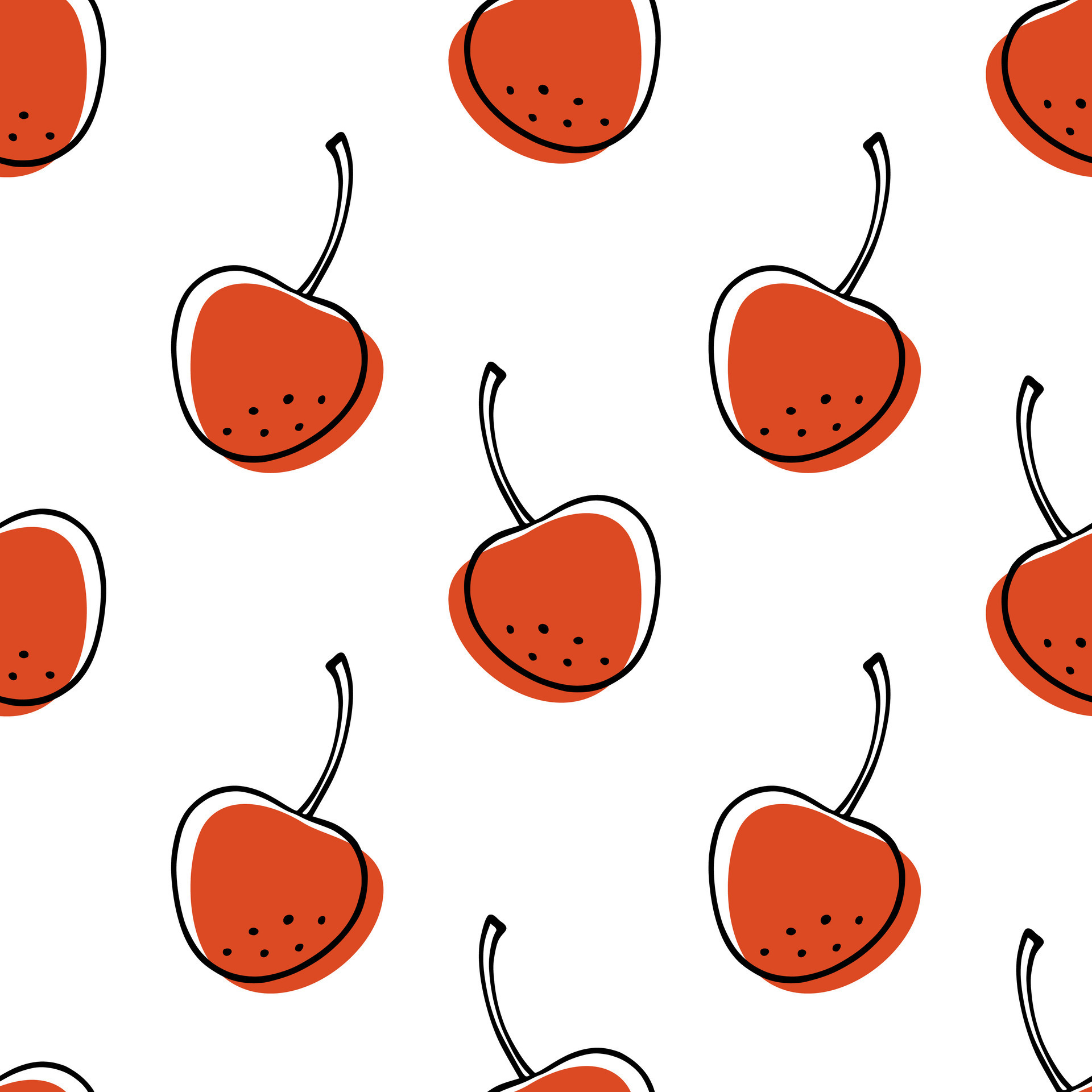Cherry seamless pattern 35367215 Vector Art at Vecteezy