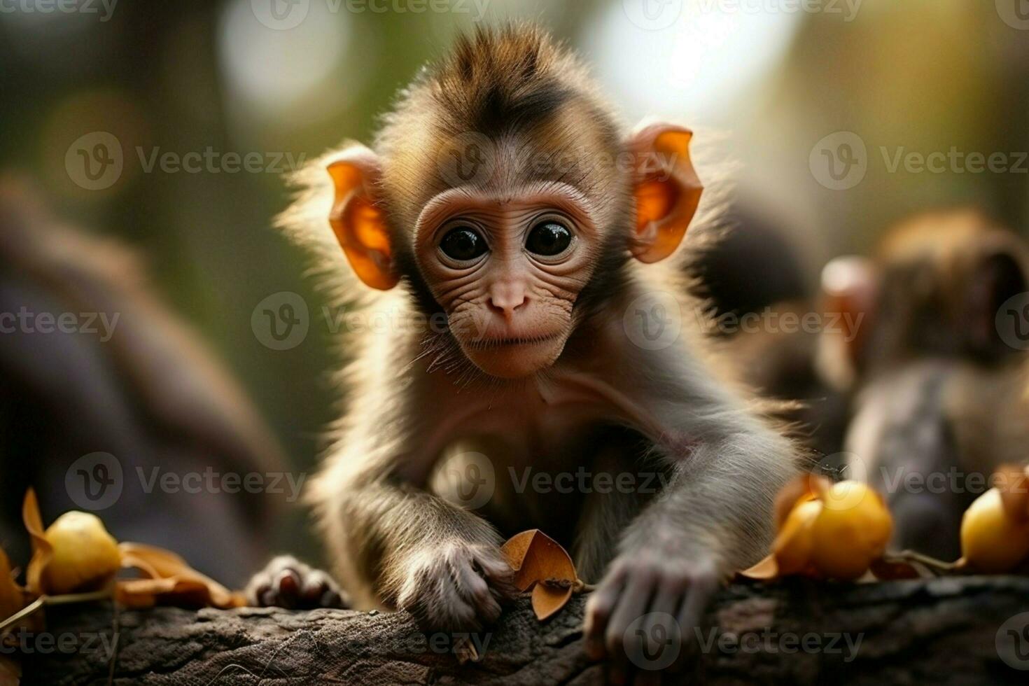 AI generated Cute Little baby goat in the field AI Generated photo