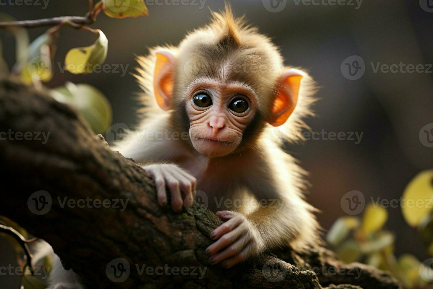 AI generated Cute Little baby goat in the field AI Generated photo