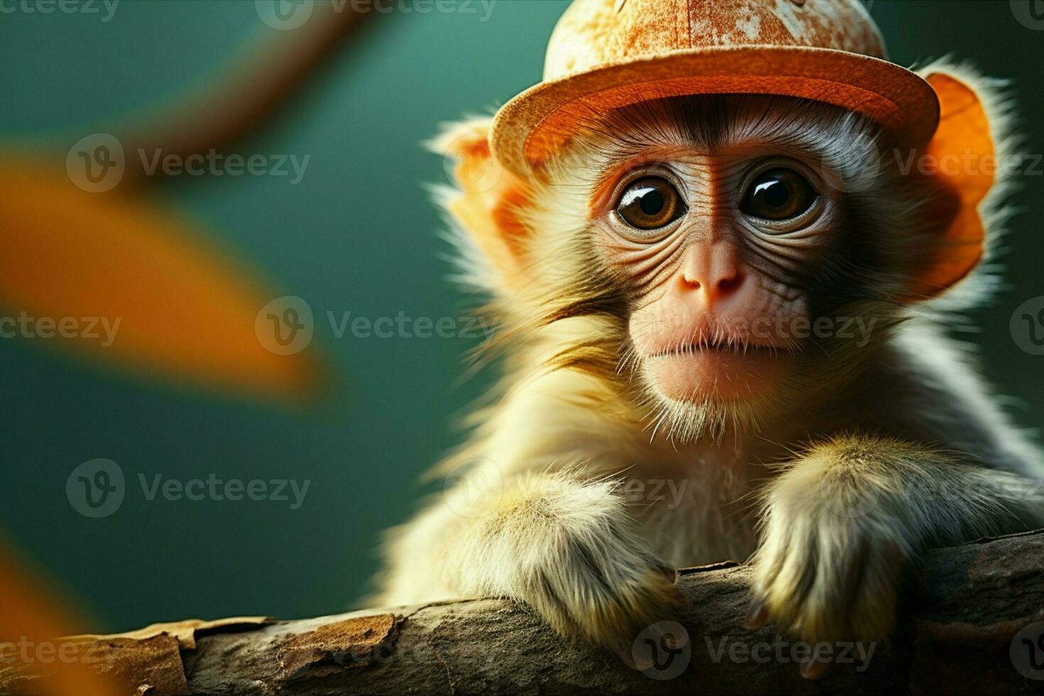 ai generado linda pequeño bebé cabra en el campo ai generado foto