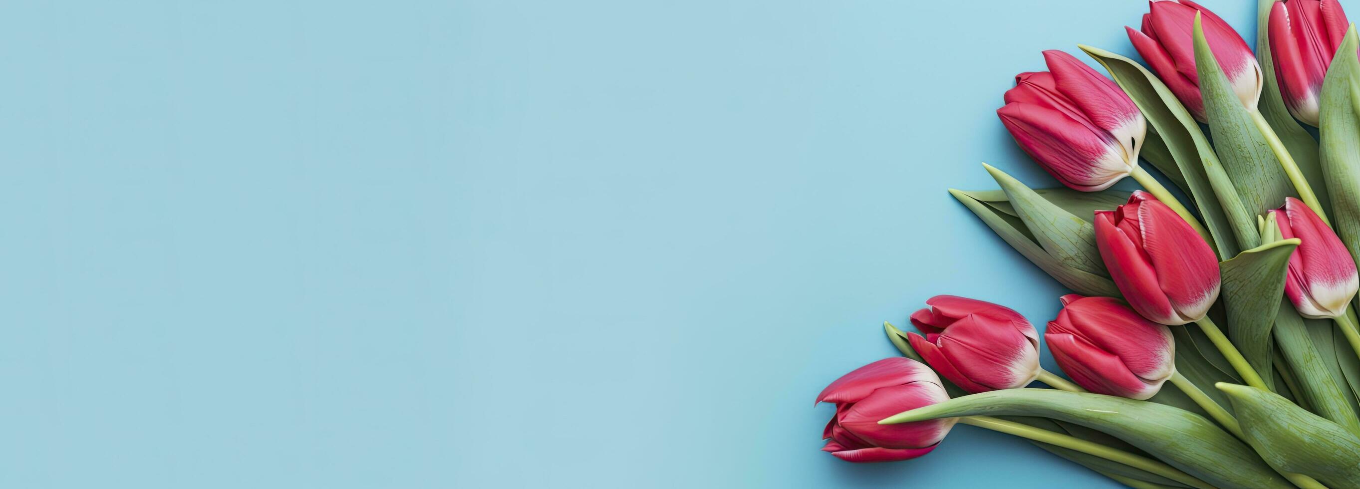 AI generated Red Rose Background for Valentine's Day. AI Generated photo