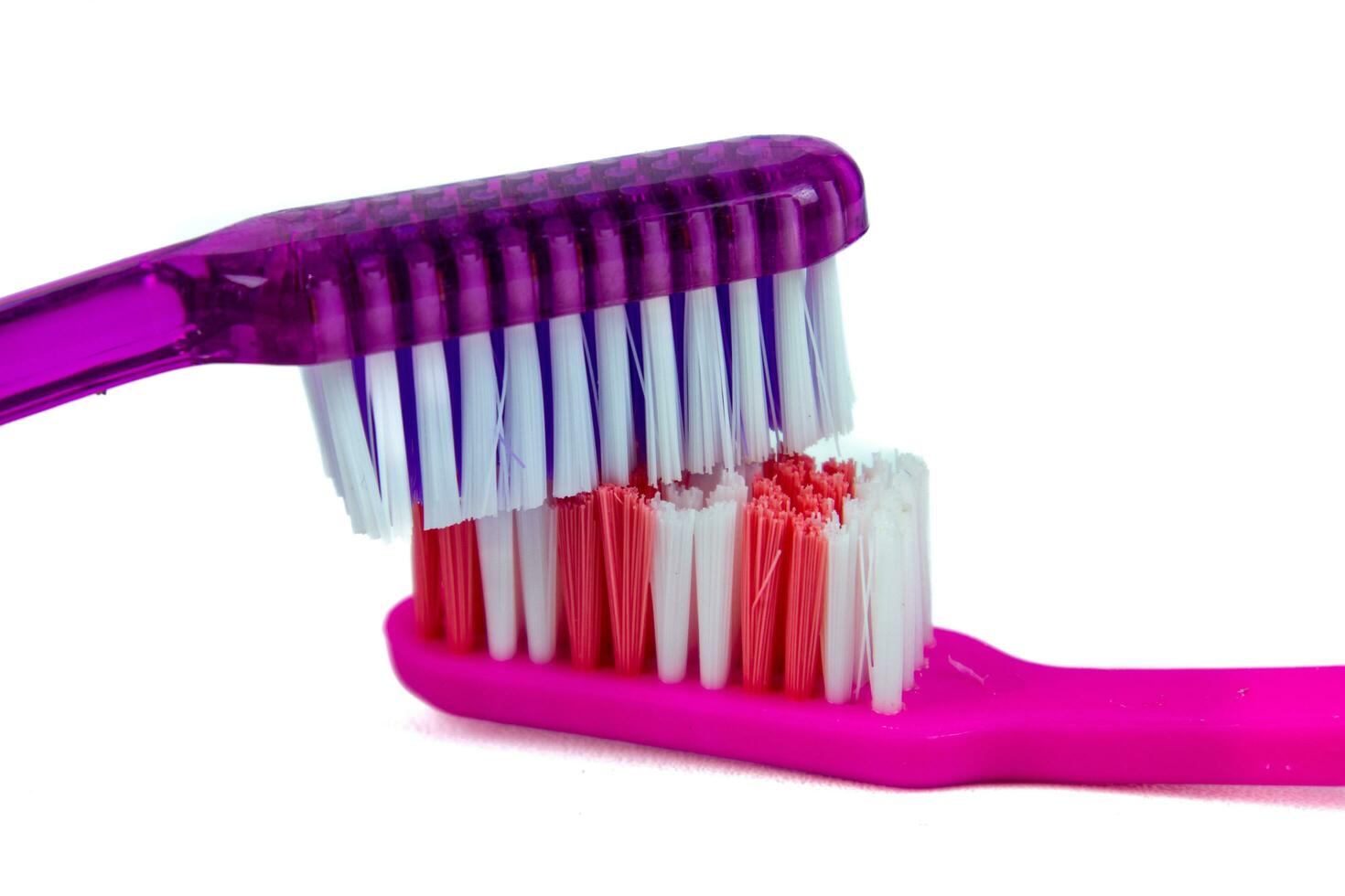 Tooth brush isolated on a white background photo