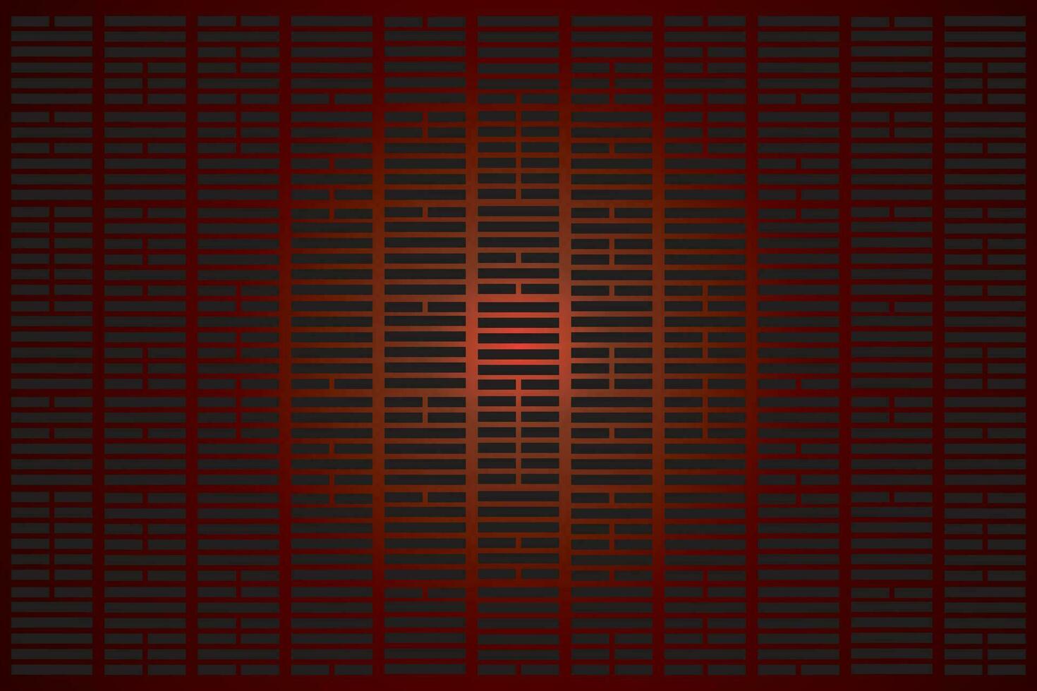 illustration line of the ba gua on gradient background. vector