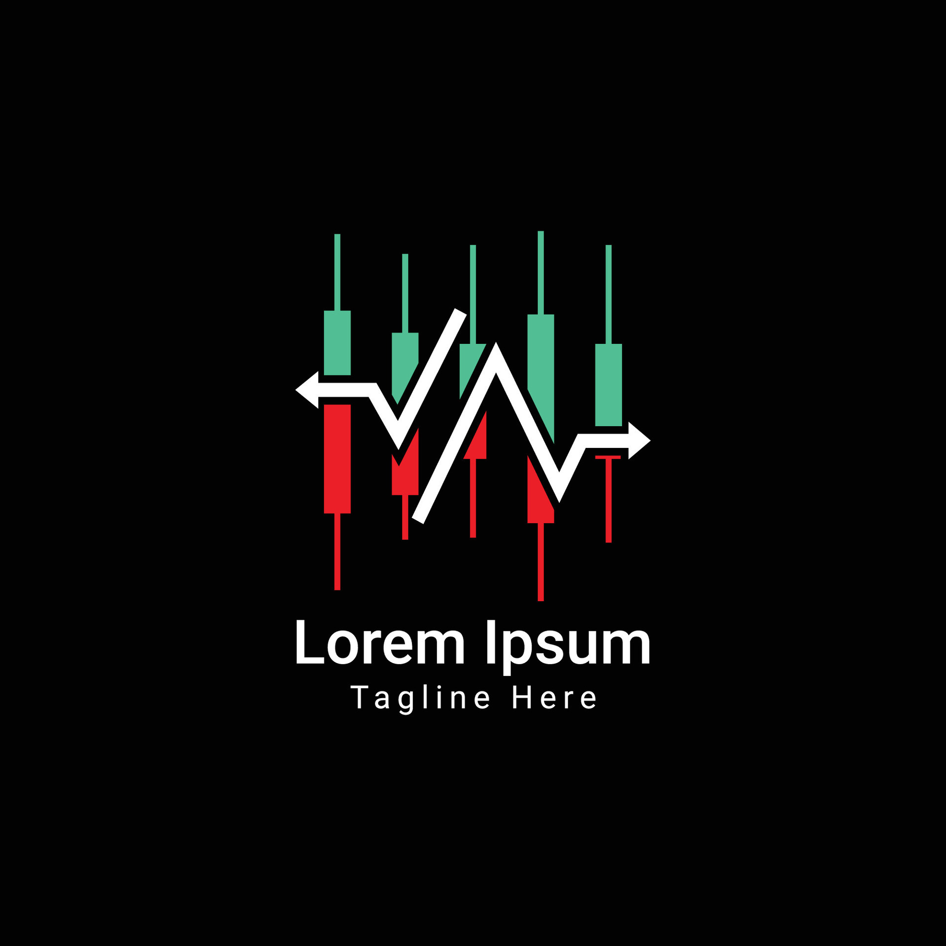 Forex trading vector logo design. fully editable high quality. Logo