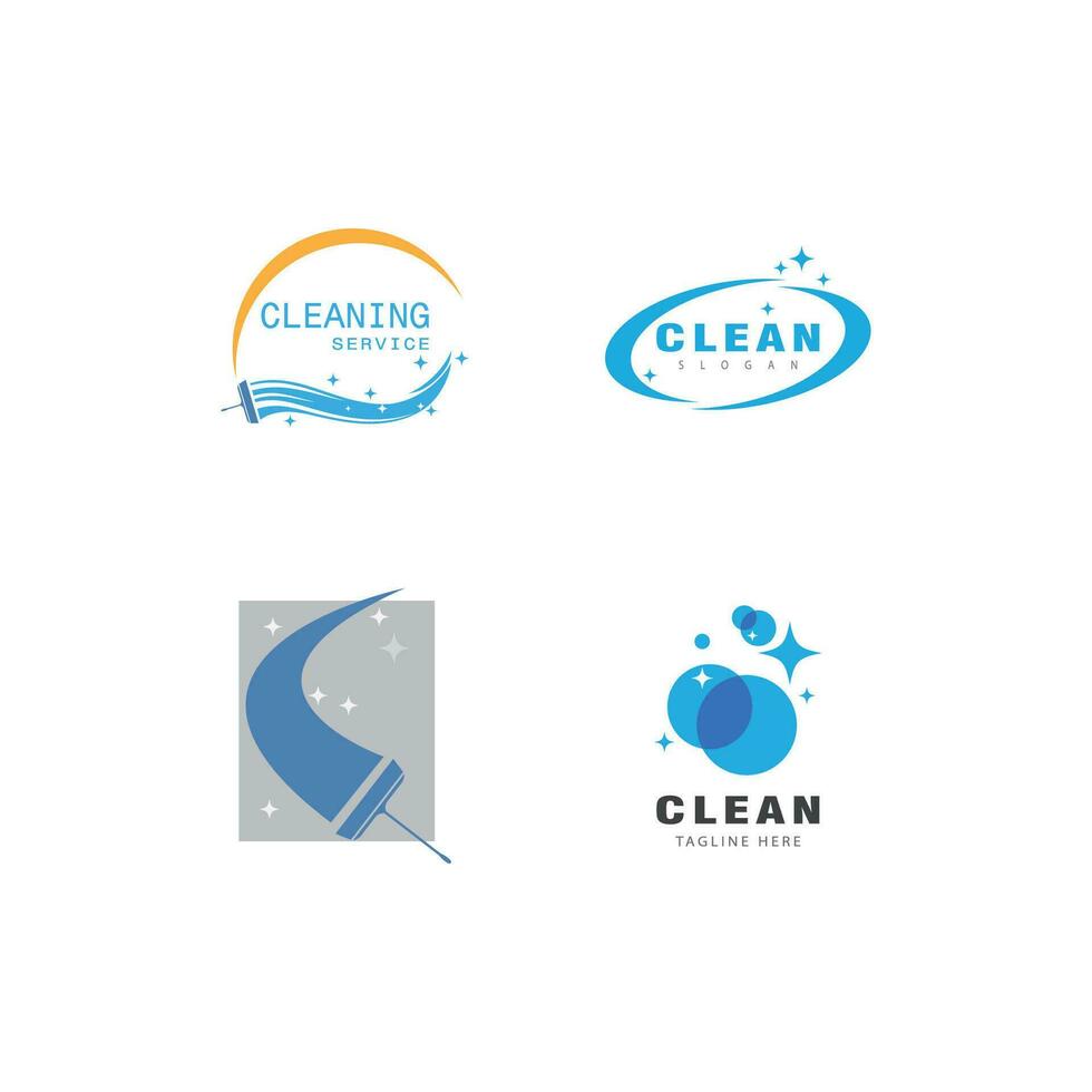 Cleaning Logo Template vector symbol nature