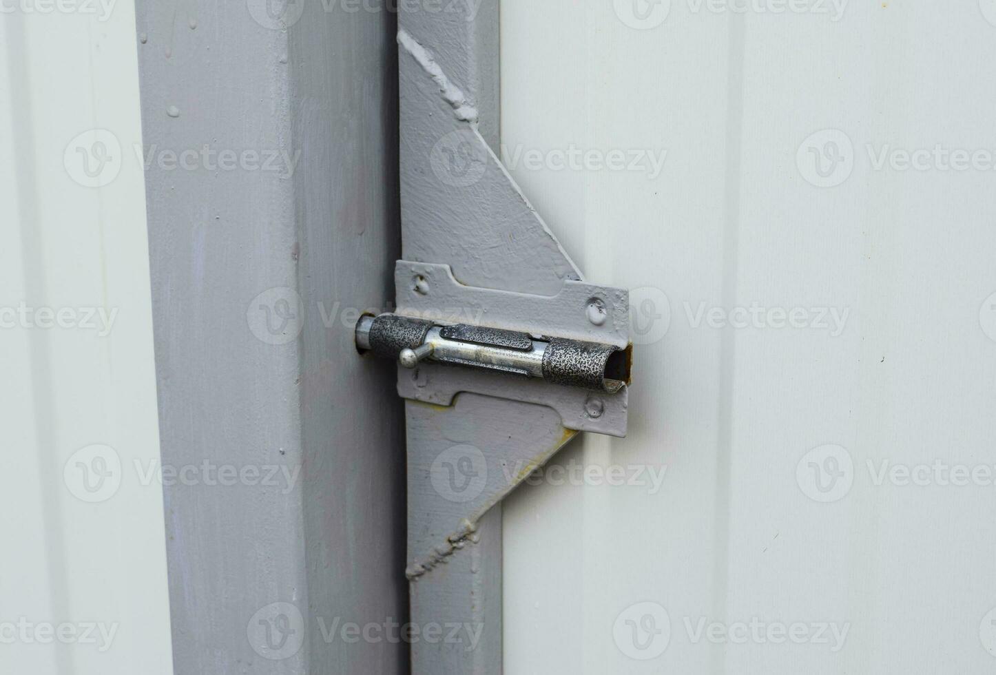 Latch on gate photo