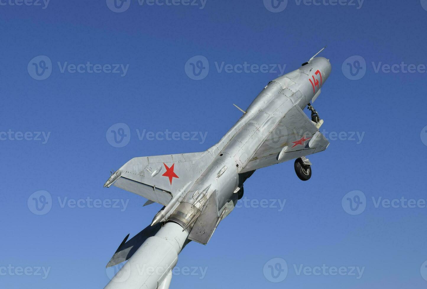 Monument to the fighter aircraft. photo